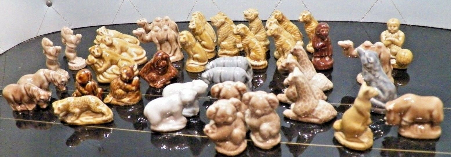 40 Nice Vintage Wade Animal Figurines 18 Different Ones Rest Are Duplicates