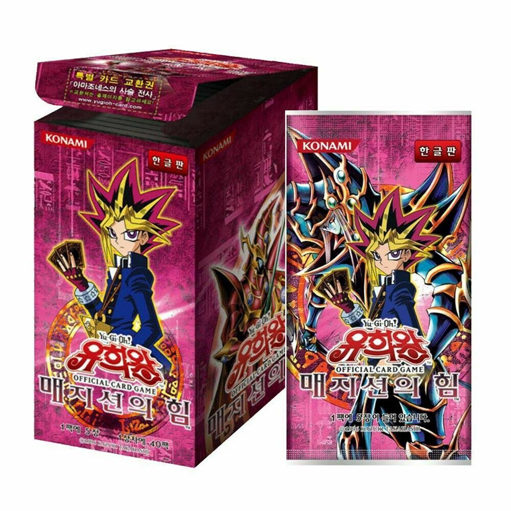 [yugioh] "magician's Force" Booster Box 40 Pack / Korean Ver.