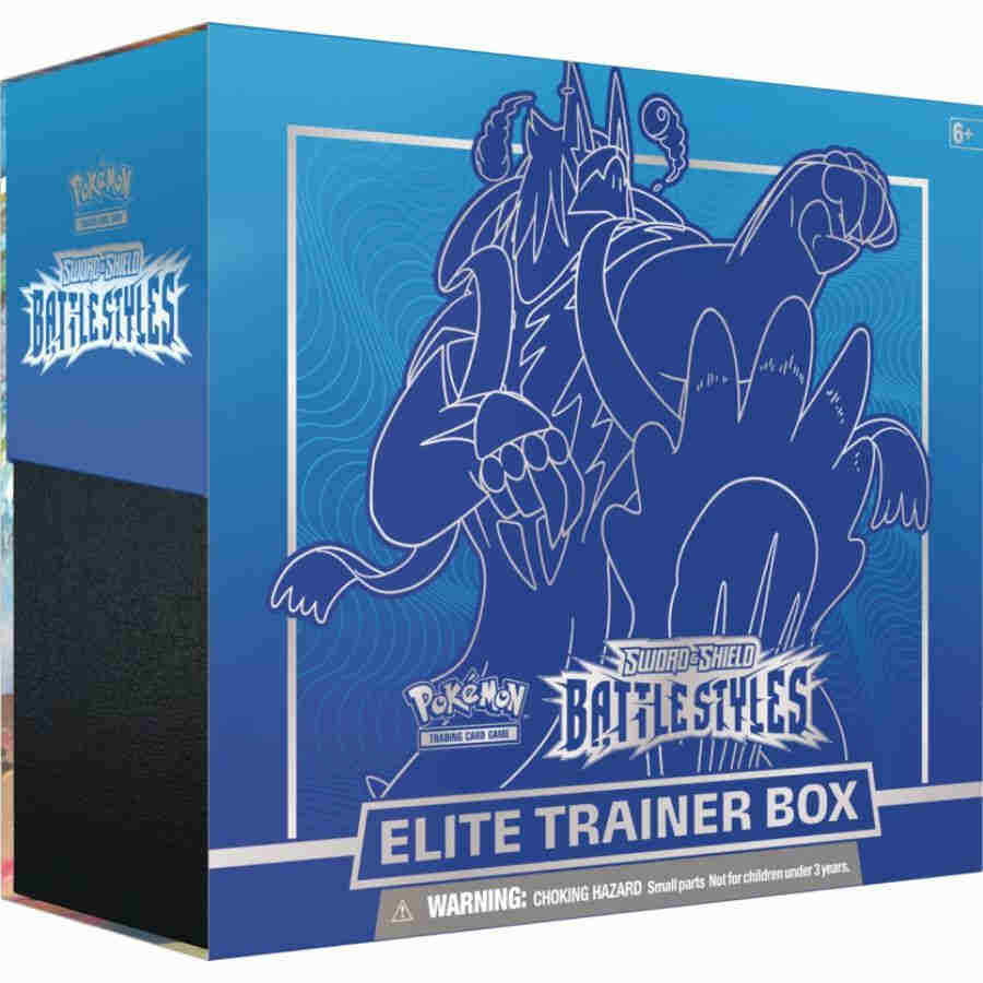 Pokemon Tcg: Sword And Shield Battle Styles Elite Trainer Box Blue